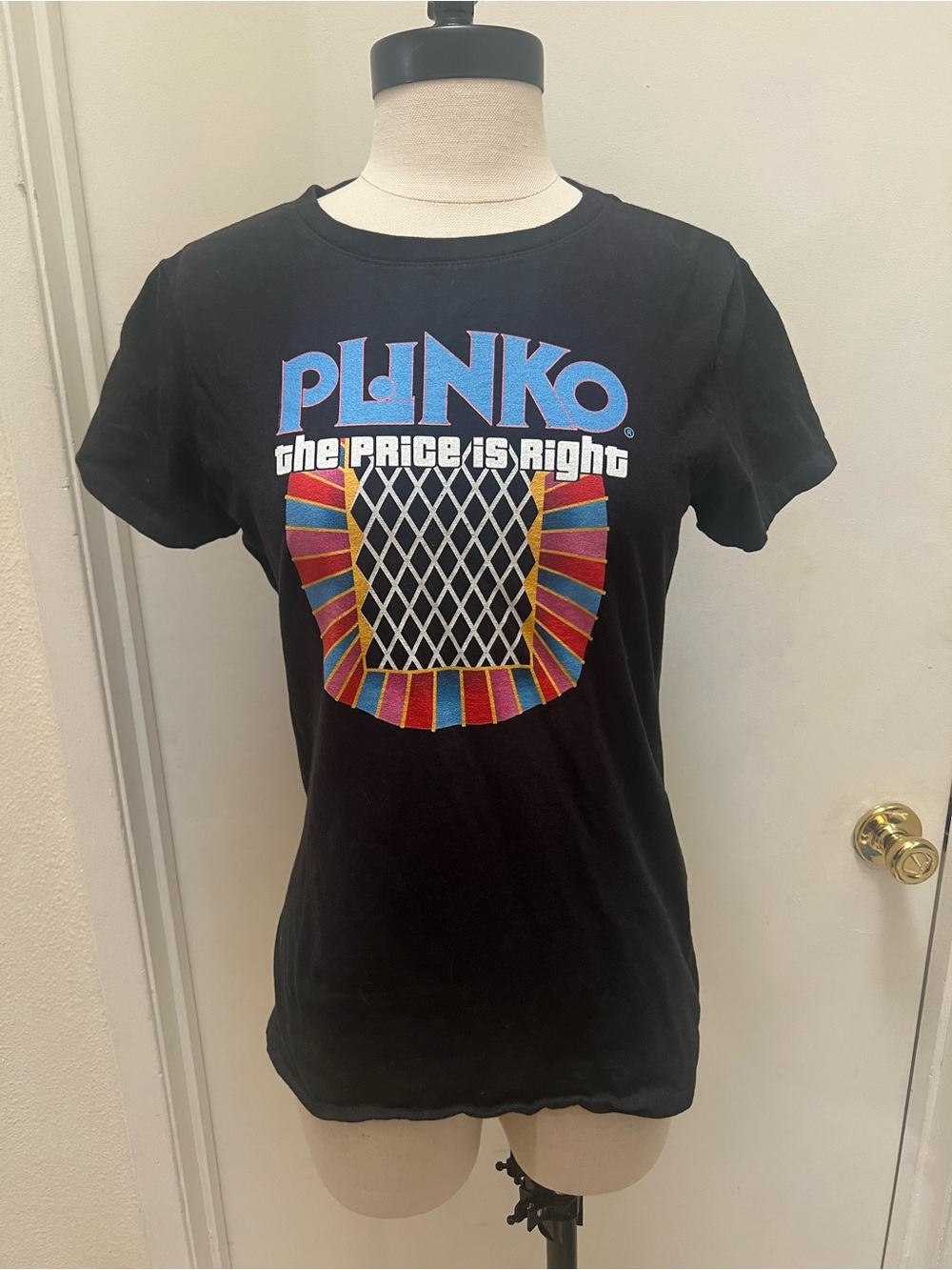Plinko The Price Is Right Black Graphic Tee